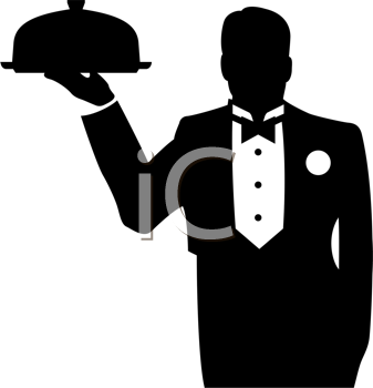 Waiter Clipart