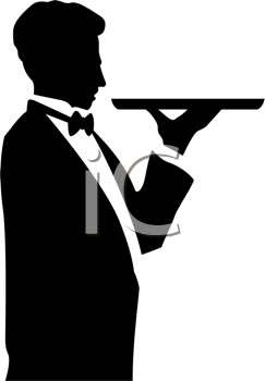 Royalty Free Waiter Clipart