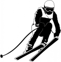 Skiing Clipart