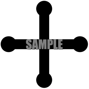 Royalty Free Cross Symbol Clipart