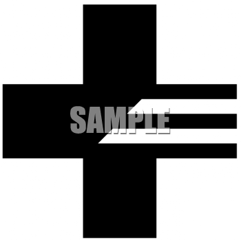 Royalty Free Cross Symbol Clipart