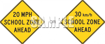 School Signs Clipart