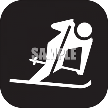 Skiing Clipart