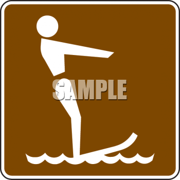 Skiing Clipart