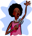 Singer Clipart