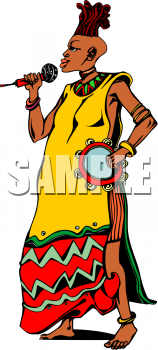 Singer Clipart