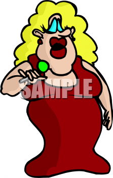 Singer Clipart