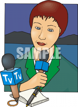 Reporter Clipart