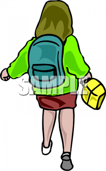 Royalty Free School Backpack Clipart
