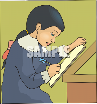 School Desk Clipart