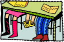 School Desk Clipart