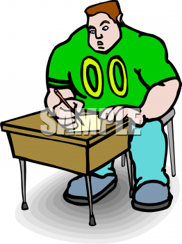 School Desk Clipart