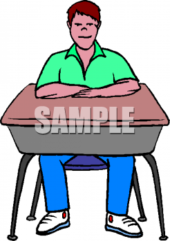 School Desk Clipart