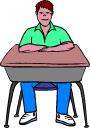 School Desk Clipart