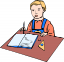 School Desk Clipart