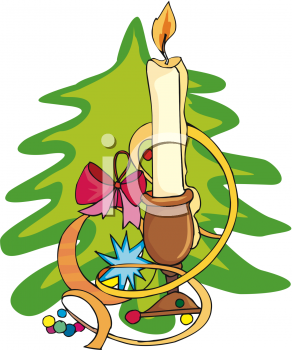 Christmas Candles Clipart