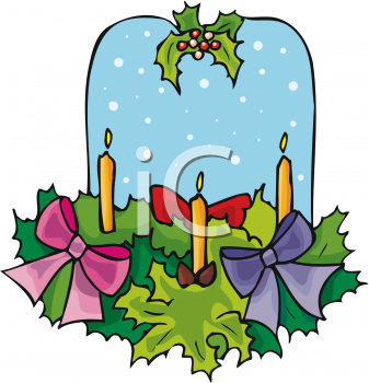 Christmas Candles Clipart