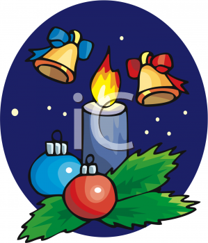 Christmas Candles Clipart