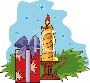 Christmas Candles Clipart