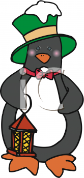 Christmas Penguin Clipart