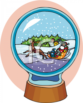 Santas Sled Clipart