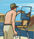 Painter Clipart