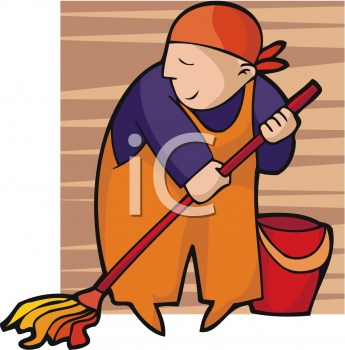 Janitor Clipart