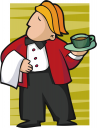 Waiter Clipart