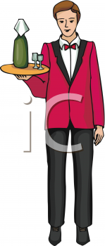 Waiter Clipart