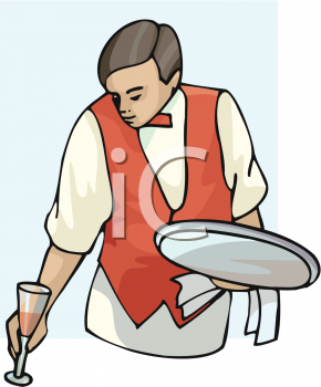 Waiter Clipart