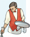 Waiter Clipart