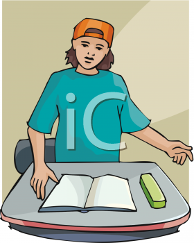 School Desk Clipart