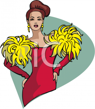 Royalty Free Actress Clipart