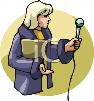 Reporter Clipart