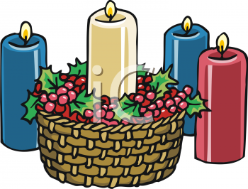 Christmas Candles Clipart