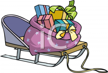 Santas Sleigh Clipart