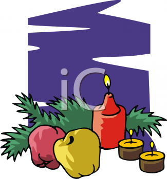 Christmas Candles Clipart