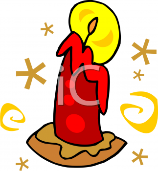 Christmas Candles Clipart