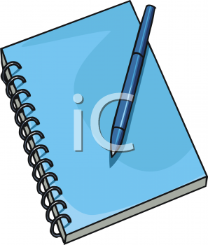 School Notebook Clipart