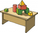 School Desk Clipart