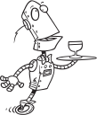 Waiter Clipart