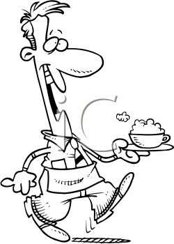 Waiter Clipart