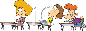 School Desk Clipart