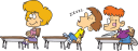 School Desk Clipart