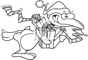 Christmas Penguin Clipart