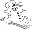 Santas Sled Clipart