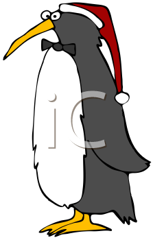 Christmas Penguin Clipart