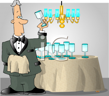 Waiter Clipart