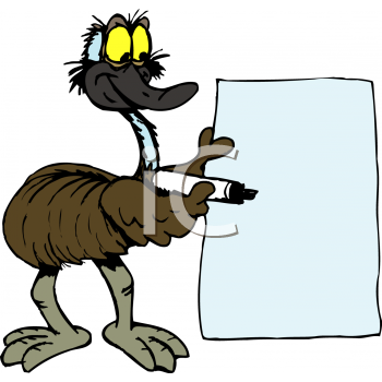 Ostrich Clipart