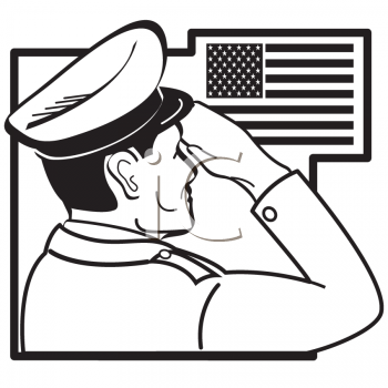 memorial day clipart black and white